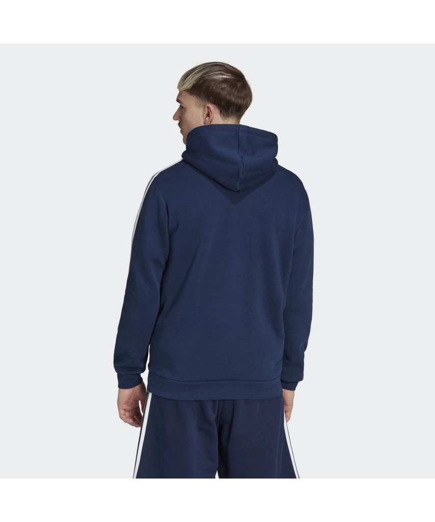 Adidas Originals Mens Adicolor Classics 3-Stripes Hoodie - Blue Cotton - Size X-Small